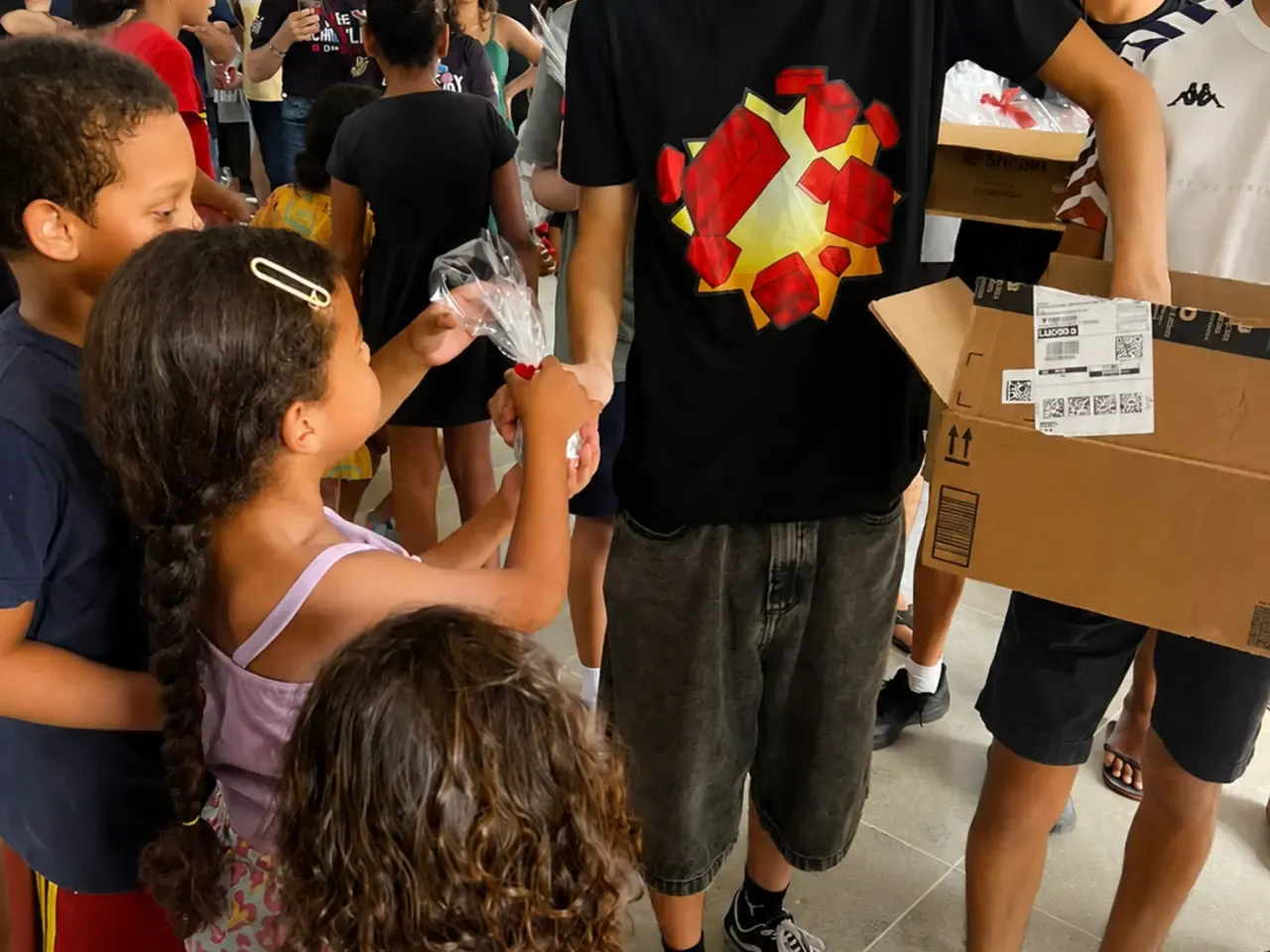 Ação social na comunidade
