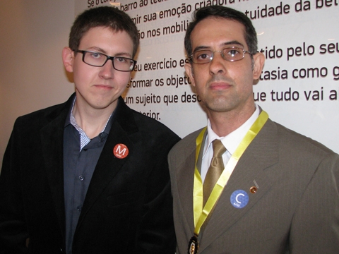 Alex Fuziy, premiado na categoria Jovem Escritor M