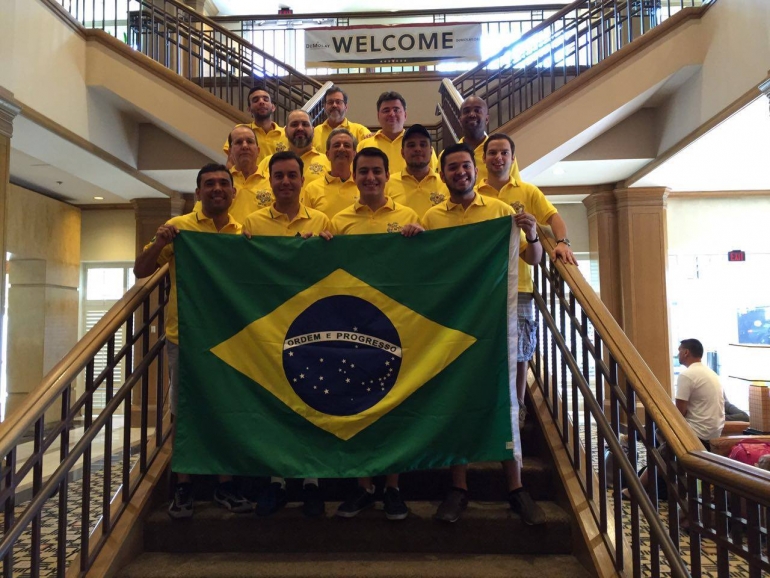 Comitiva brasileira no DeMolay Internacional